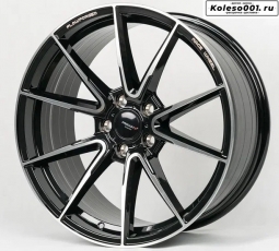 Procast FF2070 R19 8.5j ET35 5*114.3 73.1 (J139) Черный с полировкой