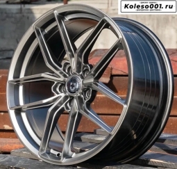 HRE Style FF21 R19 8.5j ET35 5*112 66.6 (B161) Hyper Black