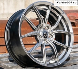 HRE Style FF21 R17 7.5j ET38 5*112 66.6 (B155) Hyper Black