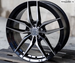 HRE Style E380 R17 7.5j ET35 5*100 73,1 (B070) черный с полировкой