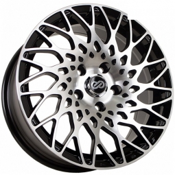 16x7 5x114.3  Sakura Wheels 9511 16x7/5x114.3 ET38 DIA73.1 Черный глянец с полировкой