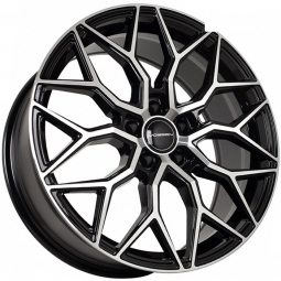 19x8 5x114.3  Flow Forming диск Sakura Wheels YA9547 19x8/5x114.3 ET30 DIA73.1 Черный глянец с полировкой
