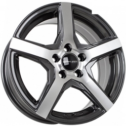 15x6.5 5x100  Sakura Wheels D2793 15x6.5/5x100 ET35 DIA73.1 Ганметалл с полировкой