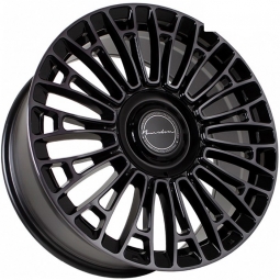 20x9 6x139.7  Flow Forming диск FF YA9656 20x9/6x139.7 ET21 DIA110.1 Черный глянец с полировкой под тонированным лаком