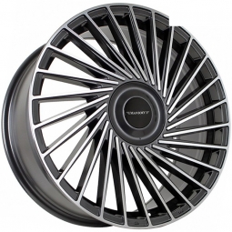 20x8.5 5x108  Flow Forming диск FF YA9655 20x8.5/5x108 ET45 DIA73.1 Ганметалл с полировкой