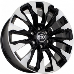 20x8.5 6x139.7  FF AO9880 20x8.5/6x139.7 ET25 DIA106.1 Черный глянец с полировкой