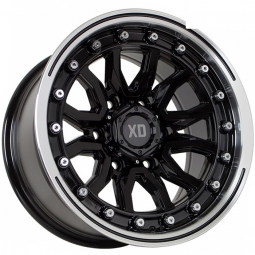 16x8.5 6x139.7  Sakura Wheels R3840 16x8.5/6x139.7 ET0 DIA110.1 Черный глянец с полированной полкой
