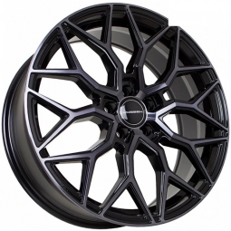 19x7.5 5x114.3  Flow Forming диск Sakura Wheels YA9547 19x7.5/5x114.3 ET35 DIA73.1 Черный глянец с полировкой под тонированным лаком