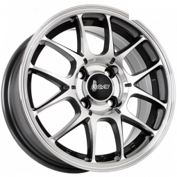 14x6 4x100  Sakura Wheels D2795 14x6/4x100 ET35 DIA73.1 Ганметалл с полировкой