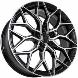 19x7.5 5x114.3  Flow Forming диск Sakura Wheels YA9547 19x7.5/5x114.3 ET35 DIA73.1 Черный глянец с полировкой