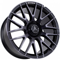 19x9.5 5x112  Sakura Wheels 9410 19x9.5/5x112 ET35 DIA66.6 Черный глянец с полировкой под тонированным лаком