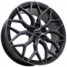 20x8 5x114.3  Sakura Wheels 9547 20x8/5x114.3 ET45 DIA73.1 Черный глянец с полировкой под тонированным лаком