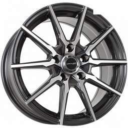 16x7 5x114.3  Sakura Wheels D2779 16x7/5x114.3 ET38 DIA73.1 Ганметалл с полировкой