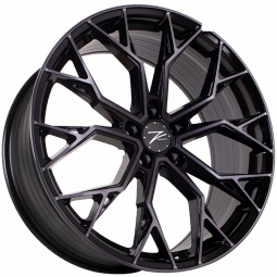 21x9 5x108  Flow Forming диск Sakura Wheels YA5640 21x9/5x108 ET35 DIA73.1 Черный глянец с полировкой под тонированным лаком