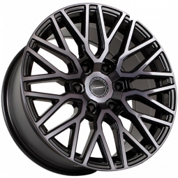18x8.5 6x139.7  Flow Forming диск Sakura Wheels 9548 18x8.5/6x139.7 ET15 DIA106.1 Черный глянец с полировкой под тонированным лаком