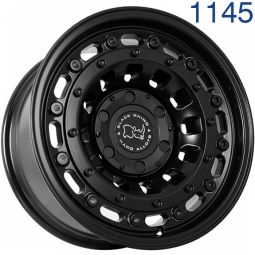 16x8 6x139.7  FF JT295 16x8/6x139.7 ET-20 DIA110.1 Черный матовый