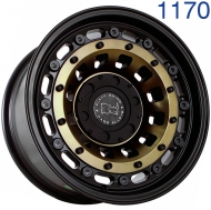 16x8 6x139.7  FF JT295 16x8/6x139.7 ET0 DIA110.1 Черный глянец