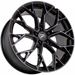 19x8.5 5x108  Flow Forming диск Sakura Wheels YA5640 19x8.5/5x108 ET40 DIA63.4 Черный глянец с полировкой под тонированным лаком