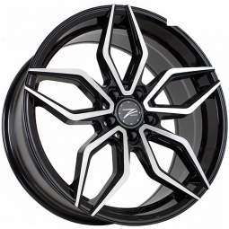 19x8.5 5x108  Flow Forming диск Sakura Wheels YA3372 19x8.5/5x108 ET40 DIA63.4 Черный глянец с полировкой