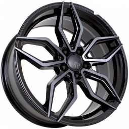 19x8.5 5x114.3  Flow Forming диск Sakura Wheels YA3372 19x8.5/5x114.3 ET35 DIA73.1 Черный глянец с полировкой под тонированным лаком