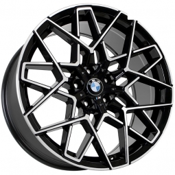 19x9 5x112  FF 775B 19x9/5x112 ET40 DIA66.5 Черный глянец с полировкой