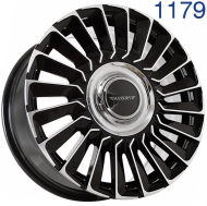 17x7.5 5x114.3  FF REW021 17x7.5/5x114.3 ET40 DIA73.1 Черный глянец с полировкой