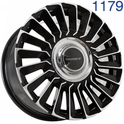 17x7.5 5x114.3  FF REW021 17x7.5/5x114.3 ET40 DIA73.1 Черный глянец с полировкой