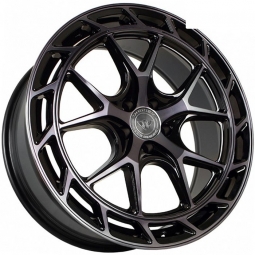 20x8.5 5x114.3  Flow Forming диск Sakura Wheels DA5652 20x8.5/5x114.3 ET30 DIA73.1 Черный глянец с полировкой под тонированным лаком