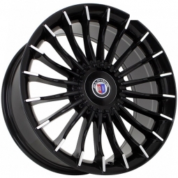 19x8.5 5x120  FF 724 19x8.5/5x120 ET33 DIA72.56 Черный глянец с полировкой