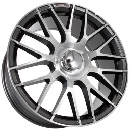 19x9.5 5x112  Sakura Wheels 9410 19x9.5/5x112 ET35 DIA66.6 Ганметалл с полировкой