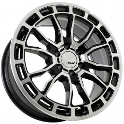18x8 6x114.3  COX 9551 18x8/6x114.3 ET20 DIA73.1 Черный глянец с полировкой