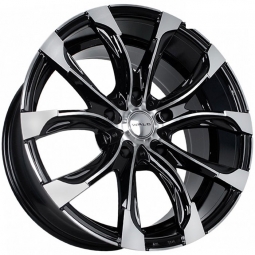 20x10 5x150  Sakura Wheels 9534 20x10/5x150 ET45 DIA110.1 Черный глянец с полировкой