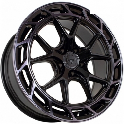 19x8.5 5x114.3  Sakura Wheels DA5652 19x8.5/5x114.3 ET30 DIA73.1 Черный с полированной полкой под тонированным лаком