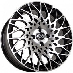 16x7 4x100  Sakura Wheels 9511 16x7/4x100 ET38 DIA73.1 Черный глянец с полировкой