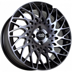 16x7 4x100  Sakura Wheels 9511 16x7/4x100 ET38 DIA73.1 Черный глянец с полировкой под тонированным лаком