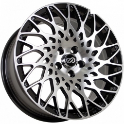 16x7 5x100  Sakura Wheels 9511 16x7/5x100 ET38 DIA73.1 Черный глянец с полировкой