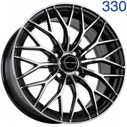 15x6.5 4x100  Flow Forming диск Sakura Wheels SLD005 15x6.5/4x100 ET35 DIA73.1 Черный глянец с полировкой