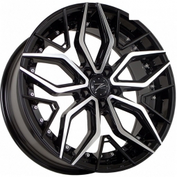 20x8.5 5x114.3  Flow Forming диск Sakura Wheels YA3371 20x8.5/5x114.3 ET35 DIA73.1 Черный глянец с полировкой