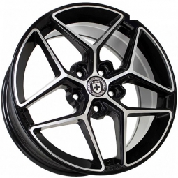 17x7.5 5x114.3  Flow Forming диск Sakura Wheels YA9560 17x7.5/5x114.3 ET40 DIA67.1 Черный глянец с полировкой