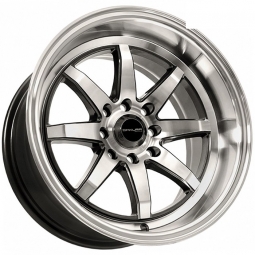 15x8 4x98  Sakura Wheels 3730 15x8/4x98 ET0 DIA73.1 Ганметалл с полировкой