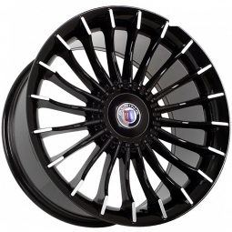 19x9.5 5x112  FF 724 19x9.5/5x112 ET35 DIA72.56 Черный глянец с полировкой