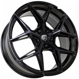 19x8.5 5x114.3  Flow Forming диск Sakura Wheels YA3823 19x8.5/5x114.3 ET35 DIA73.1 Черный глянец с полировкой под тонированным лаком