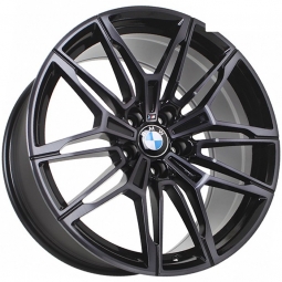 19x9.5 5x120  Sakura Wheels 9555 19x9.5/5x120 ET39 DIA72.6 Черный глянец с полировкой под тонированным лаком