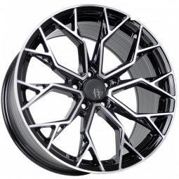 19x9.5 5x112  Flow Forming диск Sakura Wheels YA5640 19x9.5/5x112 ET40 DIA66.6 Черный глянец с полировкой