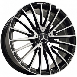19x9.5 5x112  FF 8102B 19x9.5/5x112 ET40 DIA66.6 Черный глянец с полировкой