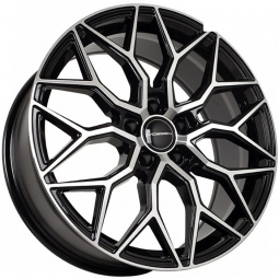 19x8 5x108  Flow Forming диск Sakura Wheels YA9547 19x8/5x108 ET35 DIA73.1 Черный глянец с полировкой