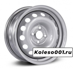 TREBL X40003 15 / 6.0J PCD 4x100.00 ET 40.00 ЦО 56.60 Стальной / Серебристый