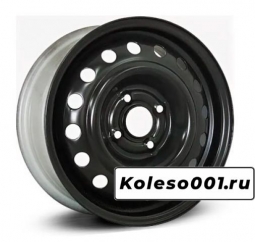 ТЗСК Hyundai_Kia 16 / 6.5J PCD 4x100.00 ET 50.00 ЦО 54.10 Стальной / Черный