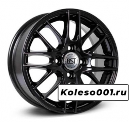 RST R004 14 / 5.5J PCD 4x100.00 ET 43.00 ЦО 60.10 Литой / Черный глянцевый