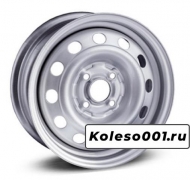 TREBL X40937 17 / 6.5J PCD 4x100.00 ET 41.00 ЦО 60.10 Стальной / Серебристый